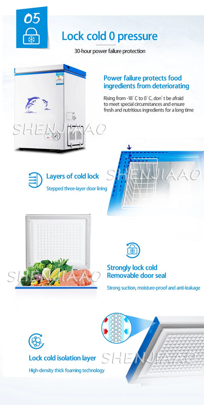 43L Freezer  Mini Fridge Vertical Geladeiras Commercial Home Use Deep SPECIFICATIONSBrand Name: LZHZXYCapacity: <100LCertification: NoneDefrost Type: Auto-DefrostDoor No.: Single DoorEnergy Efficiency Rating: Grade 1Foaming material43L Freezer