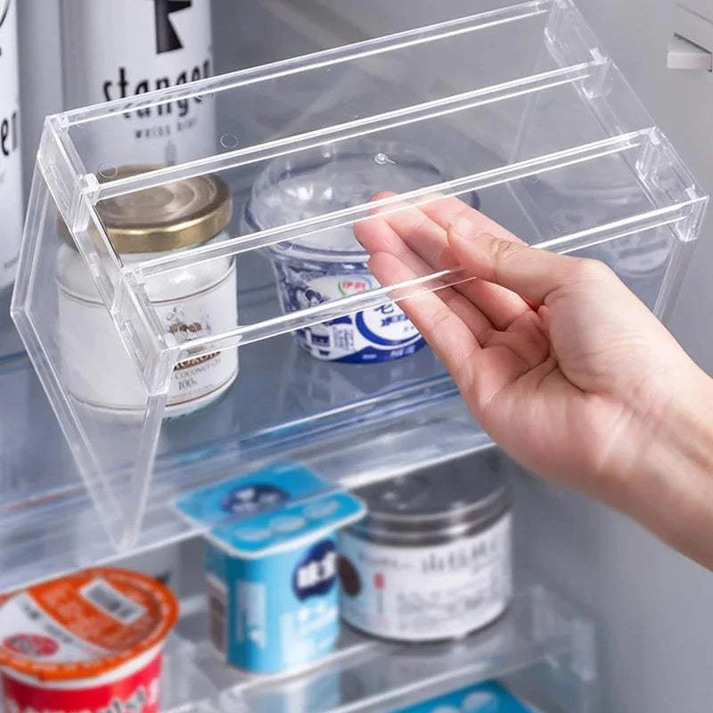 Refrigerator Organizers Storage Rack Fridge Layered Separator Shelves SPECIFICATIONSApplicable Space: KitchenBrand Name: NoEnName_NullChoice: yesClassification: Non-folding RackFeature: Eco-Friendly,StockedHign-concerned Chemical: NoneRefrigerator Organizers Storage Rack