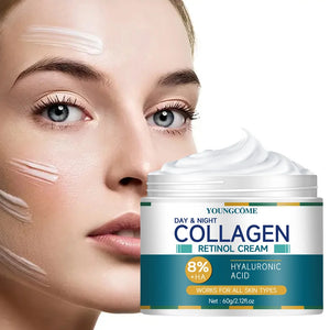 Collagen Cream deeply Hydrates Nourishes The Skin to Restore Elasticity Radiance Moisturizing Anti-wrinkle Aging Shrinks Pores