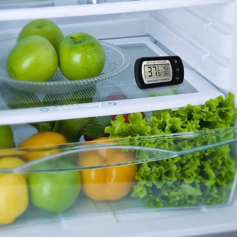 Refrigerator Fridge Thermometer Digital Freezer Room Thermometer WaterSPECIFICATIONSBrand Name: NoEnName_NullChoice: yesIs Smart Device: NoModel Number: Freezer ThermometerOrigin: Mainland ChinaProduct Type: THERMOMETERSThermometer TypRefrigerator Fridge Thermometer